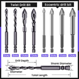 🔥Hot Buy 2 Get 1 Free⌛High-strength eccentric twist drill bit