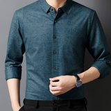 Men’s Stylish Printed Lightweight Long-Sleeve Shirt