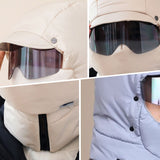 Windproof Full Cover Outdoor Riding Mask with Glasses