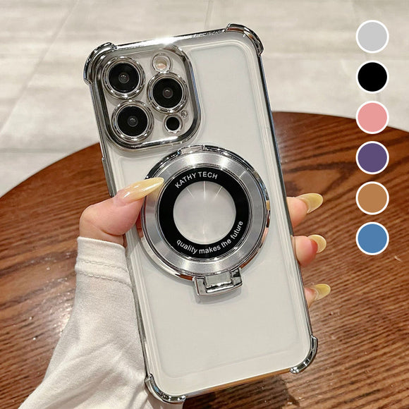 🔥Limited Time 50% OFF🔥Magnetic Lens Protective Phone Case with Stand