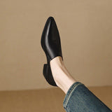 Women's Vintage Pointed Toe Slip-On Soft Shoes