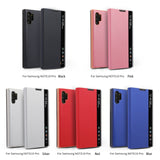 Suitable For Samsung S22 Series Smart Window Leather Phone Case