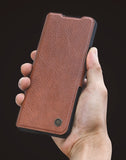 NEW!!Suitable for Samsung Z Fold3 Folding Screen Phone Flip High-end Leather Case With Pen Slot Mobile Phone Case