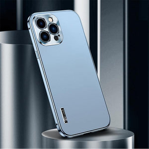 Full Alloy Magnetic Anti-drop With Lens Protection Primary Color Phone Case For iPhone 13 Series