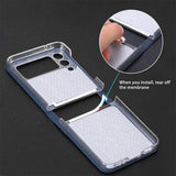 Suitable For Samsung Galaxy ZFlip3 Folding PU Leather Mobile Phone Holster