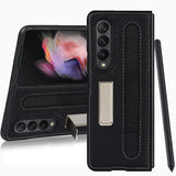 Samsung Z Fold3 Mobile Phone Case Galaxy Fold 3 5G With S-pen Pen Case Holder Protective Cover