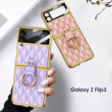 Suitable For Samsung Zflip3 Small Fragrance Wind Ring Phone Case