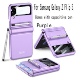 🎁March Sale 2022🎁For Samsung ZFlip3 Magnetic With Capacitive Pen Phone Case