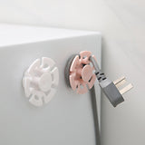 Wire Storage Hole-Free Sticky Hook Winder(2PCS)