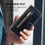 NEW!!Suitable for Samsung Z Fold3 Folding Screen Phone Flip High-end Leather Case With Pen Slot Mobile Phone Case