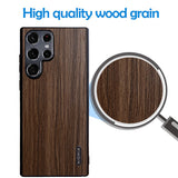 Galaxy S22 Simple Composite Wood Phone Case Cover