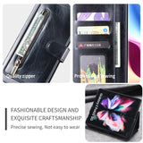 2024  New Foldable Mobile Phone Leather Z Fold 5 Case Cover