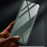 High-end Side Pen Slot Carbon Fiber Embossed Glass Phone All-Inclusive Z Fold 3/4  Case