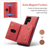 For Samsung S21/S22 Magnetic Leather Phone Case