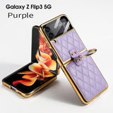 Suitable For Samsung Zflip3 Small Fragrance Wind Ring Phone Case