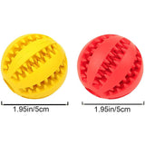 Pet Watermelon Ball Silicone Chew Toy(2PCS)