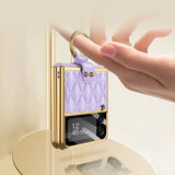 Suitable For Samsung Zflip3 Small Fragrance Wind Ring Phone Case