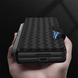 Buy a mobile phone case and get a free capacitive pen! Flip Pen Slot Phone Case Personalized Woven Leather Pattern ZFold3 Phone Case