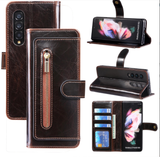 2024  New Foldable Mobile Phone Leather Z Fold 5 Case Cover