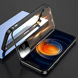 iPhone Metal Frame Double Sided Protective Glass Magnetic Case