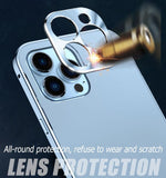 Full Alloy Magnetic Anti-drop With Lens Protection Primary Color Phone Case For iPhone 13 Series